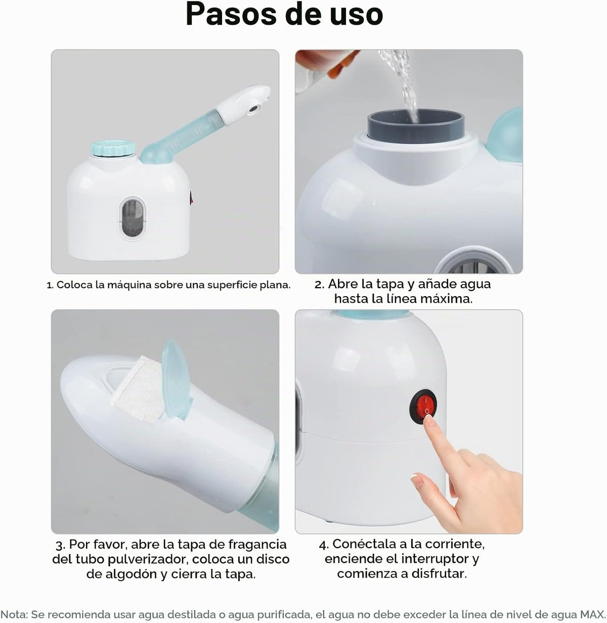 Vaporizador Facial  - Hidratación Profunda Y Poros Limpios | Bremux