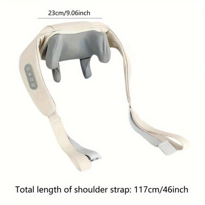 20W Wireless Massager Relief Massage Trapezius Muscle Relaxation Deep Shiatsu Simulated Human Hand Kneading Neck Electric