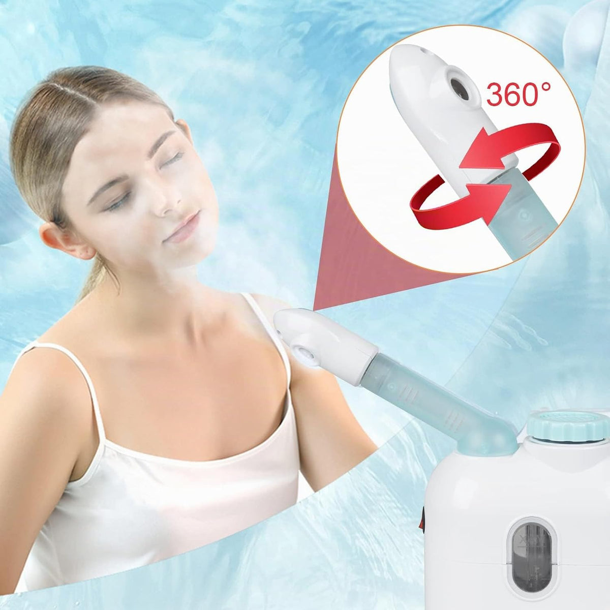 Vaporizador facial Bremux - depósito de agua