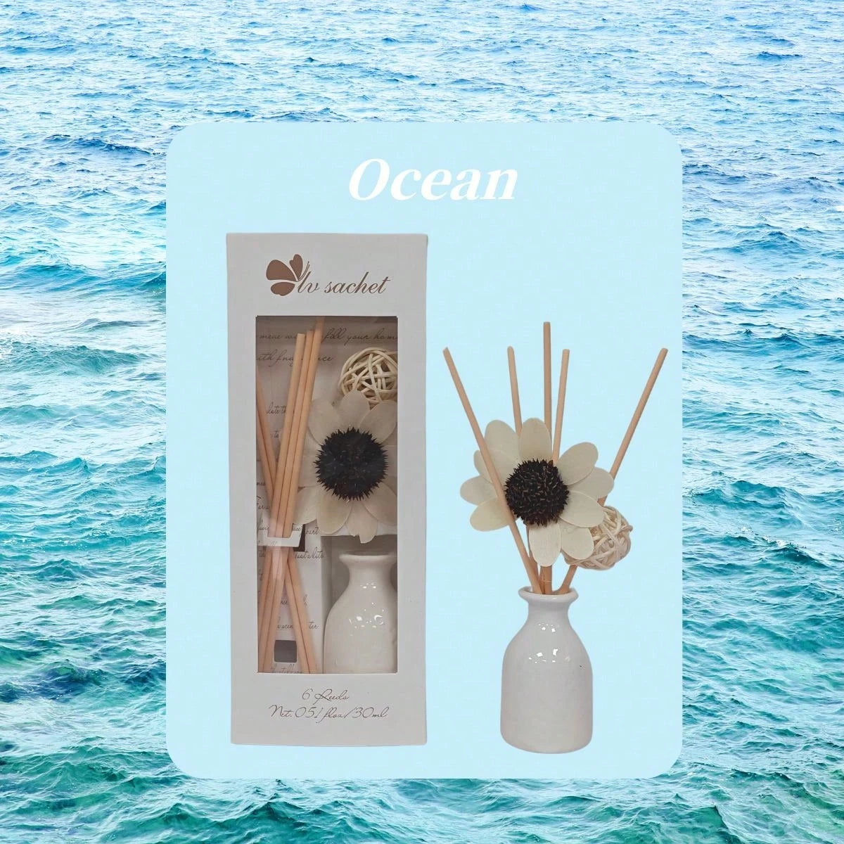 Flameless Home Fragrance Diffuser Set Long-Lasting Aromatherapy Essential Oil 30Ml for Bedroom Office Air Freshener Decor Gifts