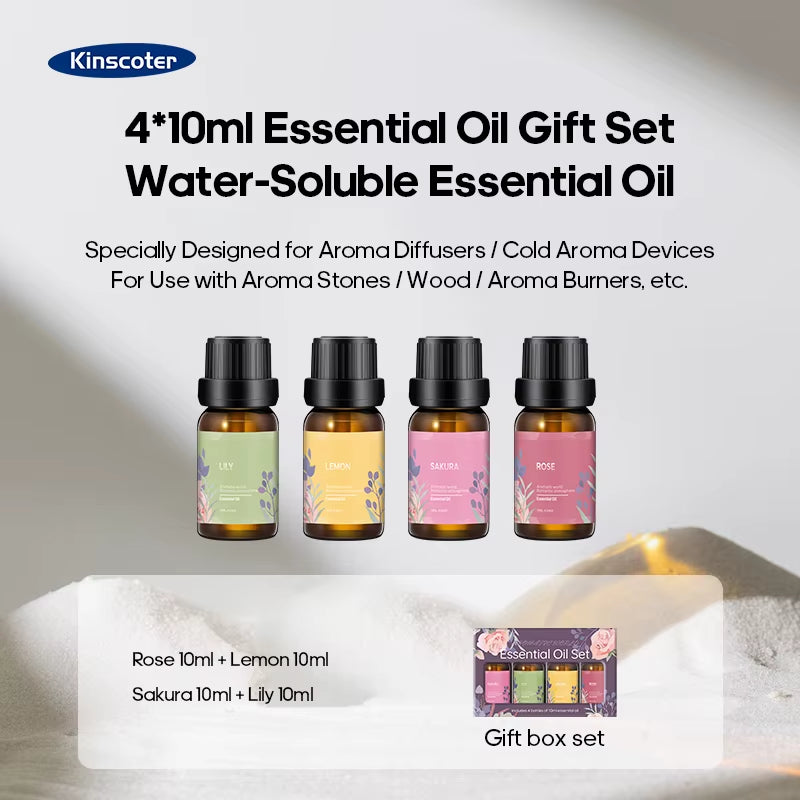 USB Desktop Flame Aroma Diffuser Humidifier 7 Colors Simulation Light Aromatherapy Air Purifier for Bedroom/Essential Oil Set