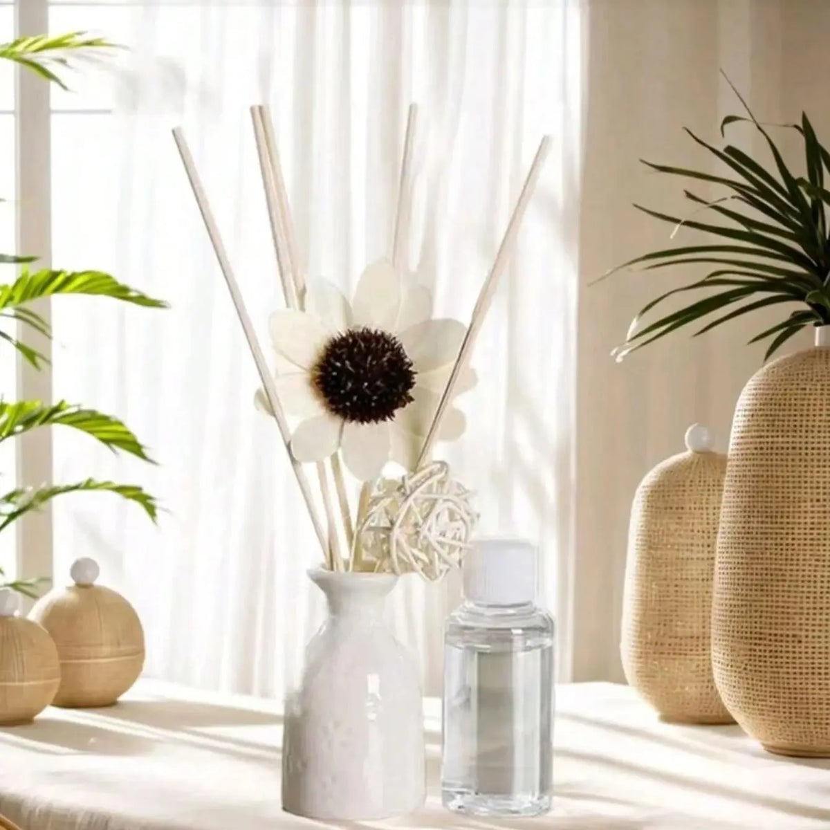 Flameless Home Fragrance Diffuser Set Long-Lasting Aromatherapy Essential Oil 30Ml for Bedroom Office Air Freshener Decor Gifts