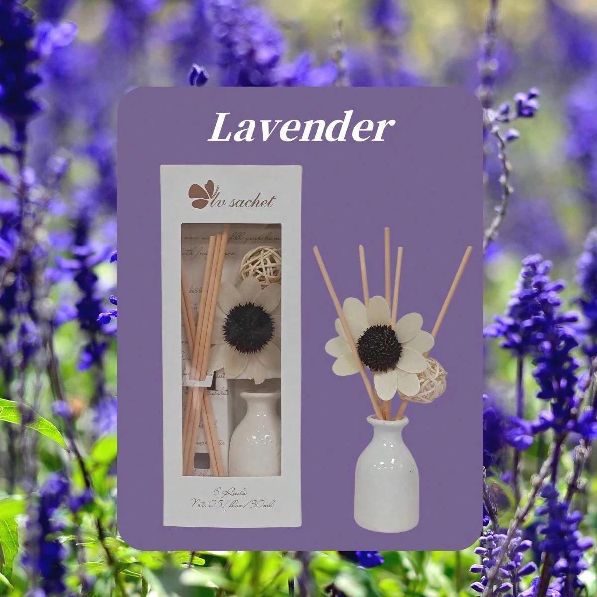 Flameless Home Fragrance Diffuser Set Long-Lasting Aromatherapy Essential Oil 30Ml for Bedroom Office Air Freshener Decor Gifts