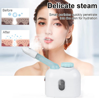 Vaporizador facial Bremux - vapor en funcionamiento