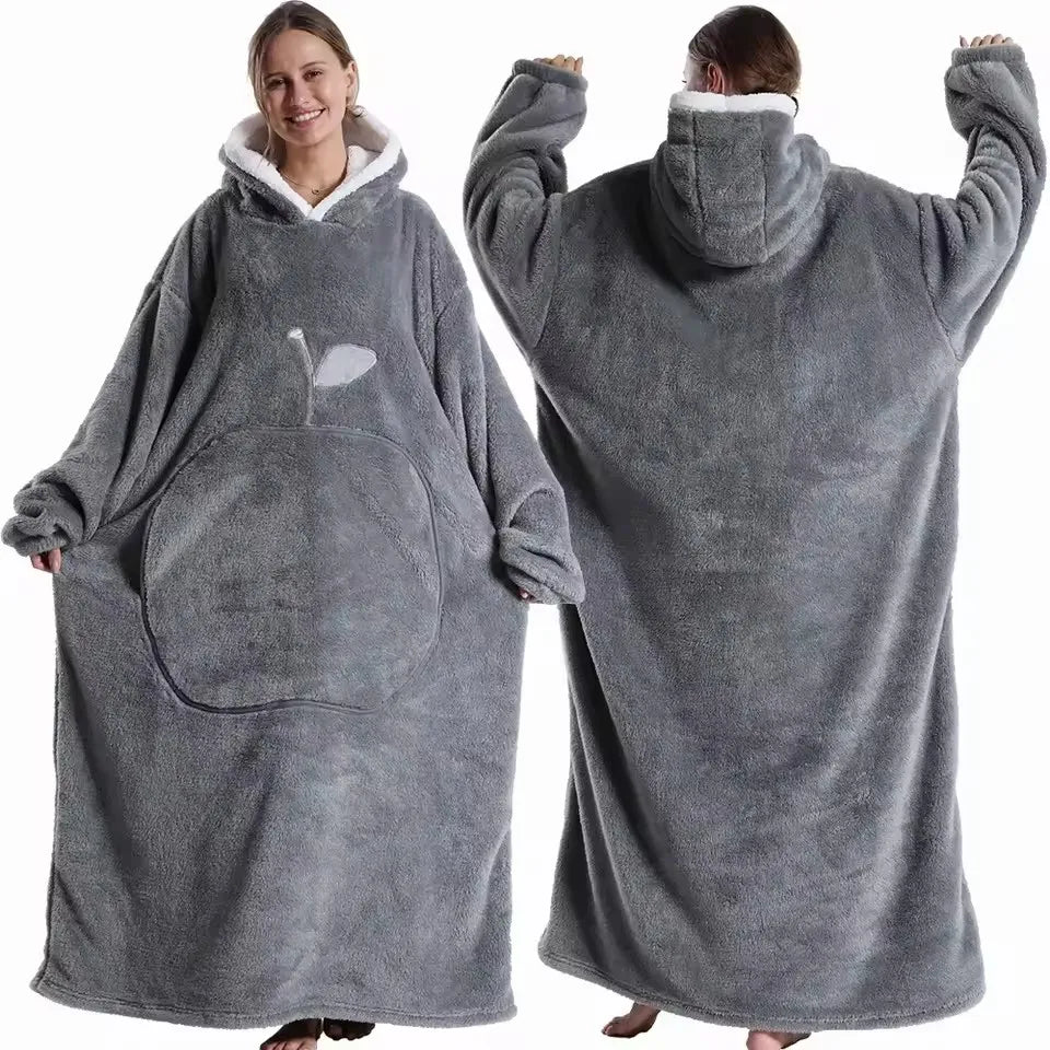 Manta con Mangas XL - Manta Ponible Extra Larga y Cálida