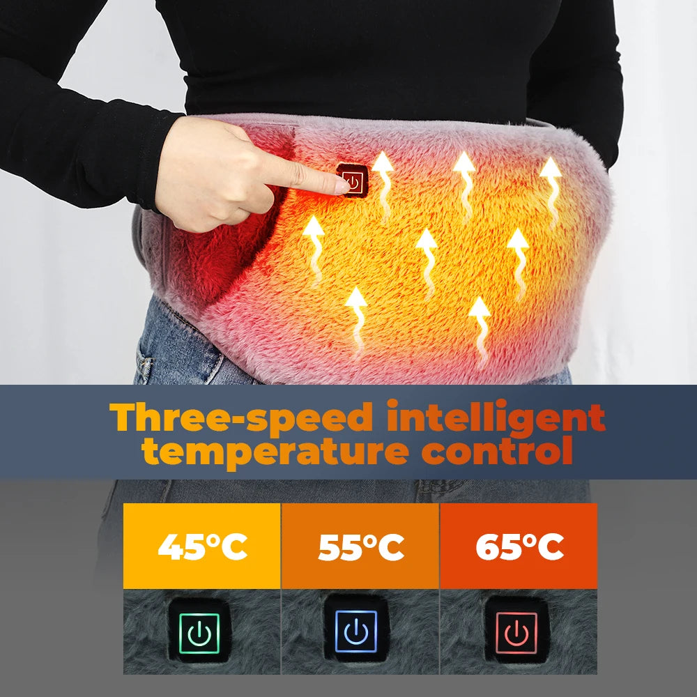 Cinturón Calefactor Eléctrico - Alivio Menstrual y Muscular