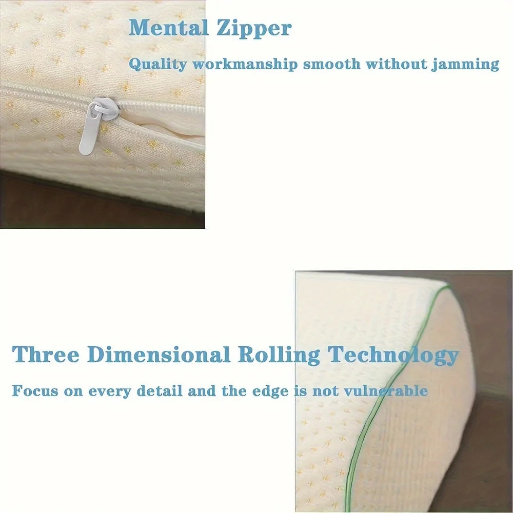 Orthopedic Memory Foam Pillow for Side Sleepers Cervical Support Soft Breathable Slow Rebound Couples Pillow No Pressure on Hand