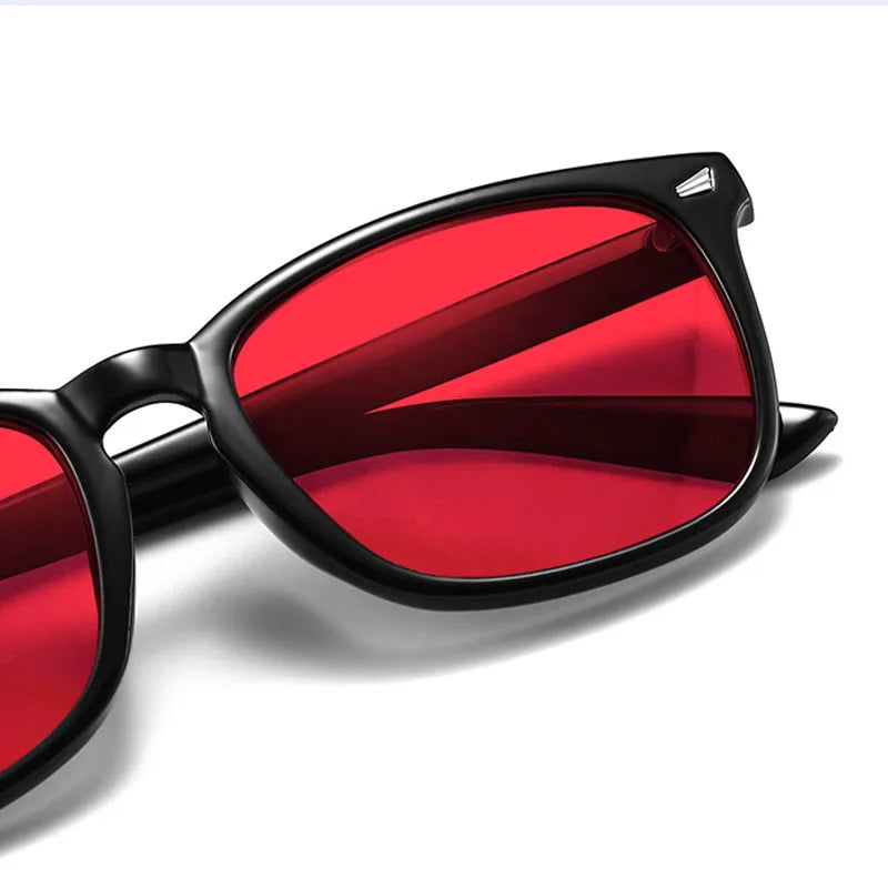 Unisex Red Yellow Orange Tinted anti Blue Light Glasses, Night Sleep Red Lens Filter Eyewear for Eye Strain Relief