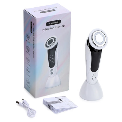 7 in 1 Face Lifting Device EMS Microcurrent Skin Rejuvenation LED Facial Neck Firming Massager Face Beauty Care Apparatus