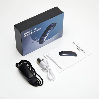 EMS Pulse Stop Snore Portable Comfortable Sleep Well Stop Snore Health Care Sleep Apnea Aid USB Smart anti Snoring Device